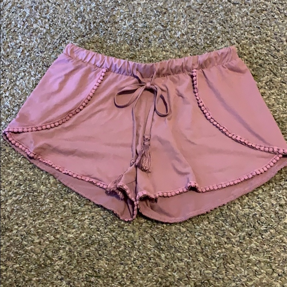 Mauve purple soft shorts. Super cute and comfy!